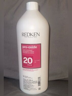 Redken Pro-Oxide 20 Volume Cream Developer 33.8 fl oz / 1000 ml BRAND NEW!